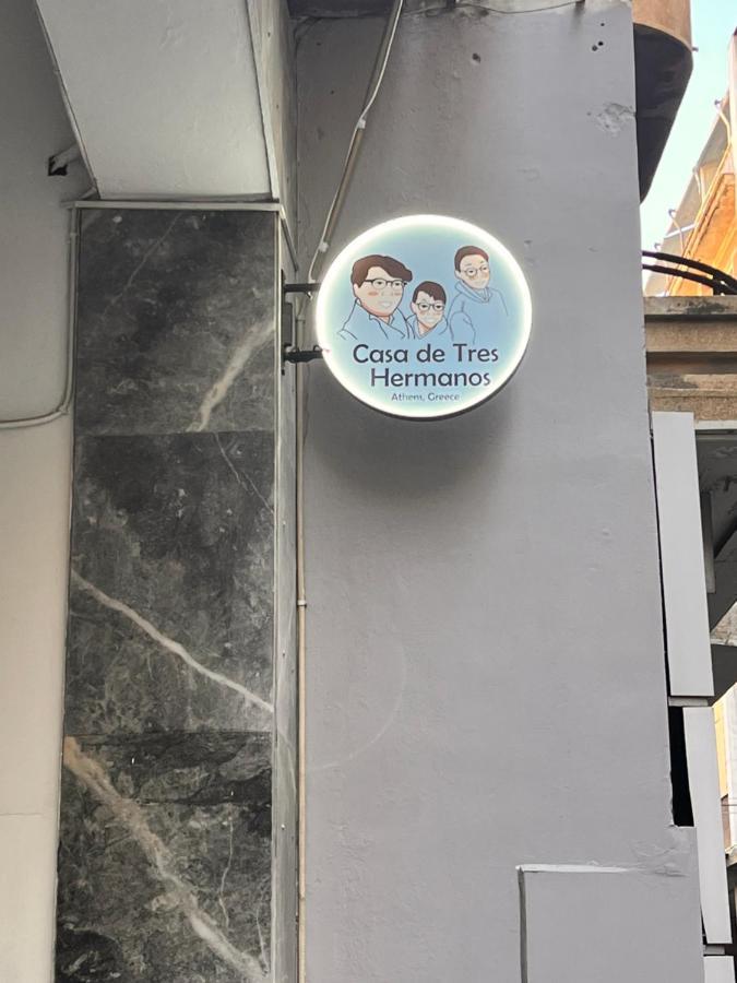 Casa De Tres Hermanos In The Heart Of Atene Esterno foto